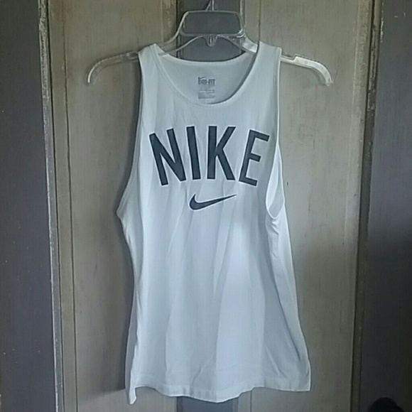 Nike Tops - Nike Black and White Tank Top Dri-Fit Loose Fit